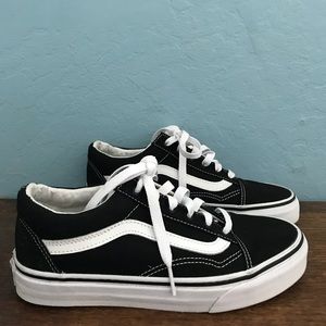 Vans Old Skool Black & White. Size 6.5 Women’s.